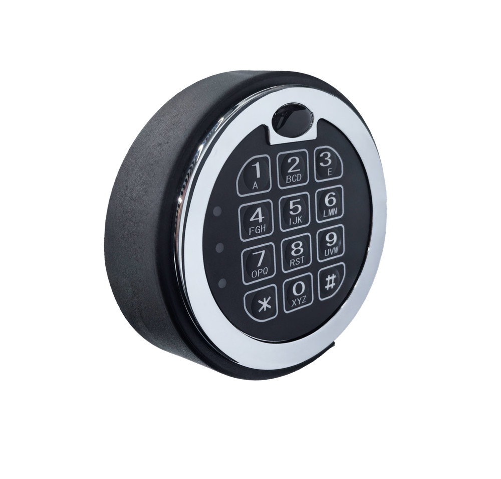 Digital Keypad Lock Gun Safe Lock Replacement Electronic Solenoid Lock 2 Keys