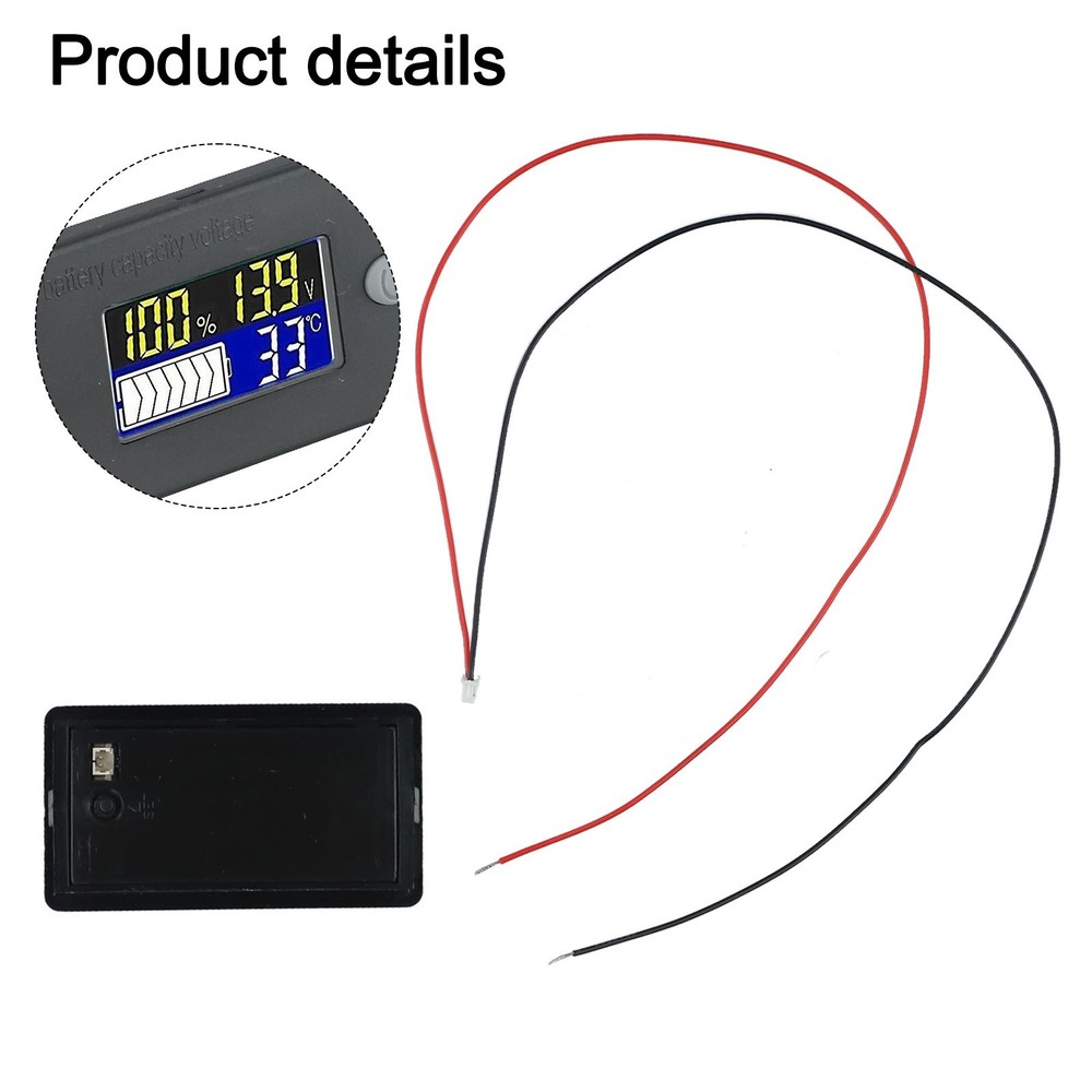 Easy Switch Between Celsius And Fahrenheit Digital Display Battery Meter