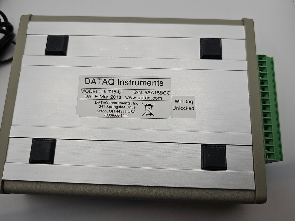 DataQ Instruments DI-718-U Data Logger and Data Acquisition System