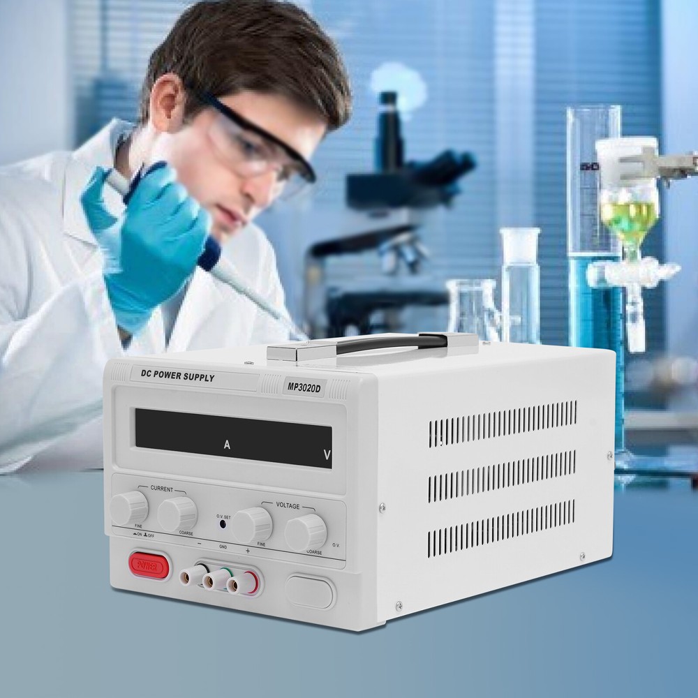 32V 20A DC Power Supply Lab Variable Adjustable Regulated DC Bench Switching US