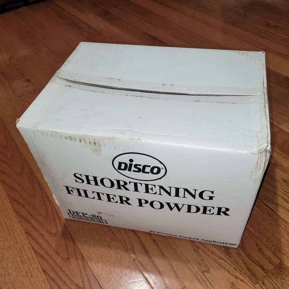Disco Shortening Filter Powder DFP-80, 80 Portion Packed Application