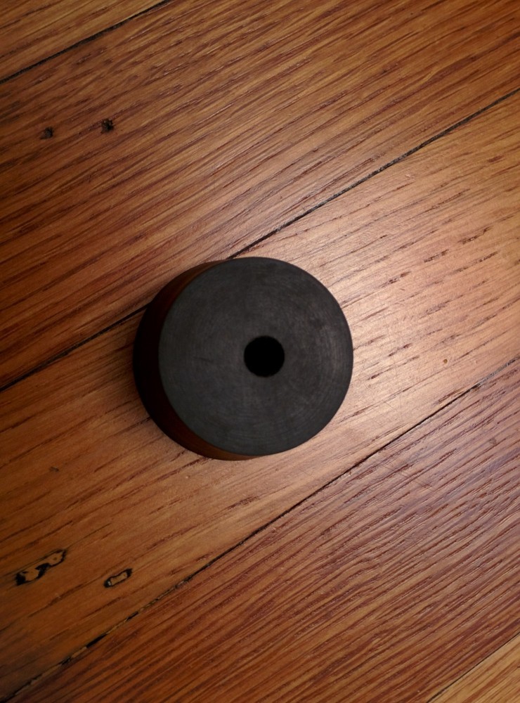 Rubber stopper, #8, 1-hole - 5 each