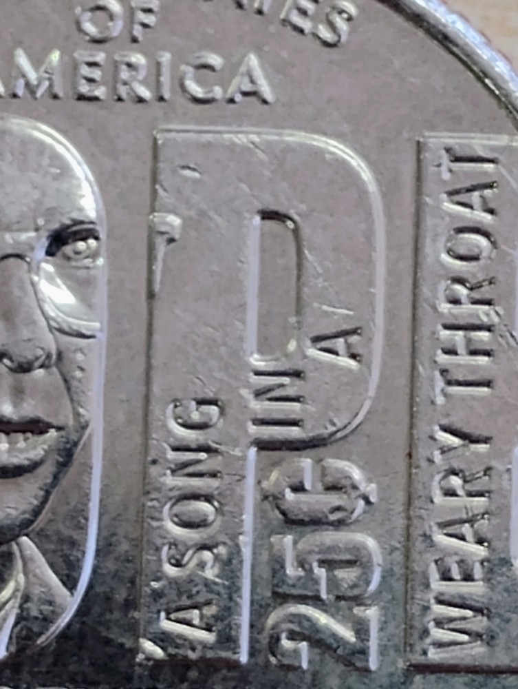2024-D Hope Dr. Murray Washington 25cent Quarter Errors IN COD We Trust, P Error