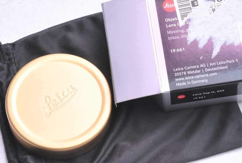 Leica Brass Metal Cap Q E49 #19661
