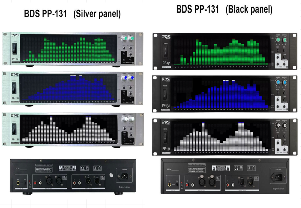 BDS PP-131 Digital Audio Spectrum Analyzer Display Indicator 2U Meter 31-Segment