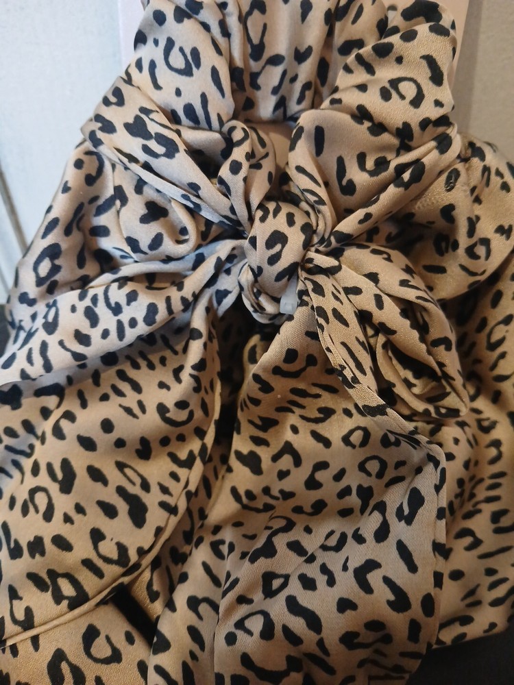 NWT Kitsch Elasticized Hair Scarf Leopard Headband
