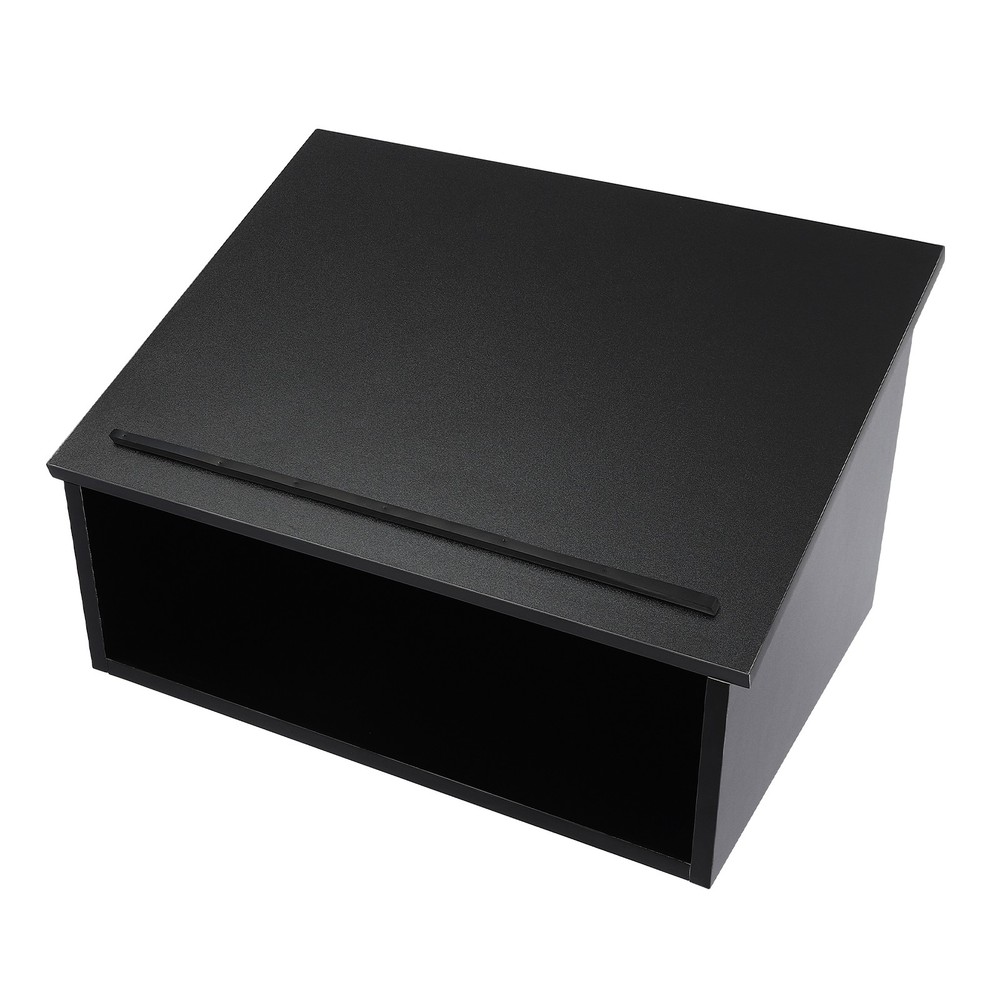 Portable Tabletop Lectern Classroom Presentation Lectern Table Top Lectern Black