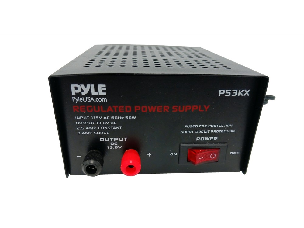 Pyle PS3KX 3 Amp Linear Regulated Bench Power Supply - WORKS