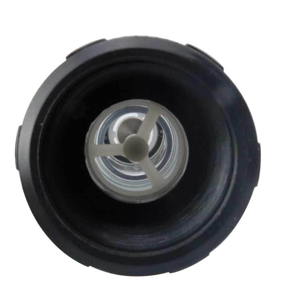 5-35LPM Inline Clear Acrylic Water Flowmeter 1PT Dia Threads