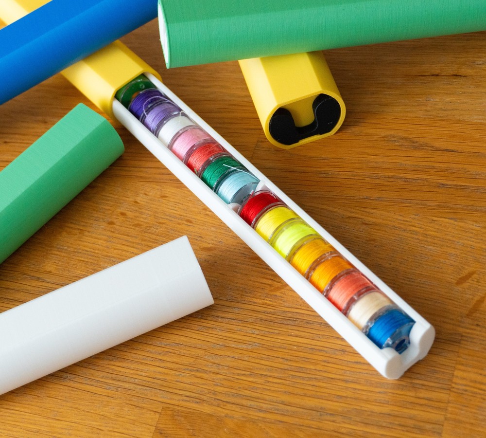 Sewing Bobbin Organizer Case Storage Box Thread Holder Container Large Capacity