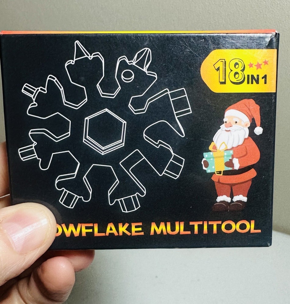 18 In Snowflake Tool Multi Tool Portable