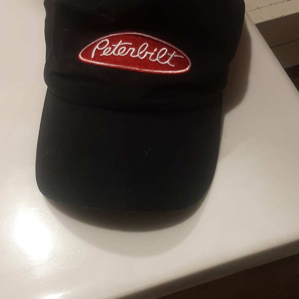 Peterbilt Black Hat Pete Store Logo Adjustable Cap Classic Style Comfortable Fit