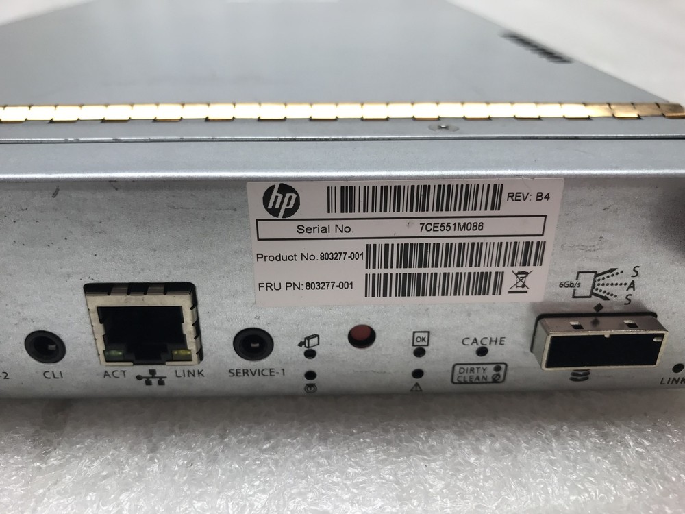 HP RAID Disk Shelf Storage Array Controller 12Gb SAS SPS-MSA 1050 803277-001