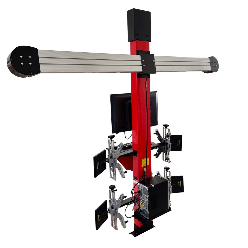110V Commercial 3D Wheel Alignment System LED Smart Alignment Machine 0.01°