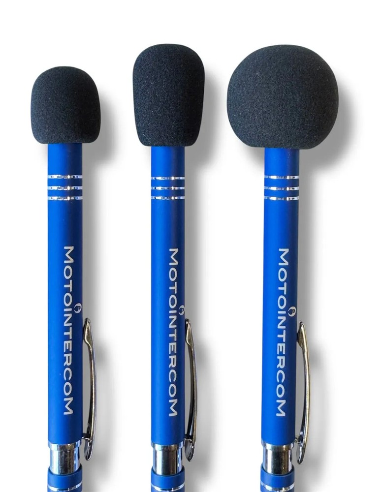 Microphone Sponge for Bluetooth Intercom 3-Piece Kit