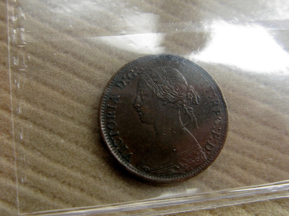 1864 Nova Scotia Half Cent - ICCS EF40