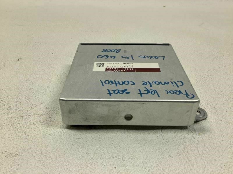 LEXUS LS460 2007 REAR LEFT SEAT CLIMATE CONTROL MODULE FACTORY