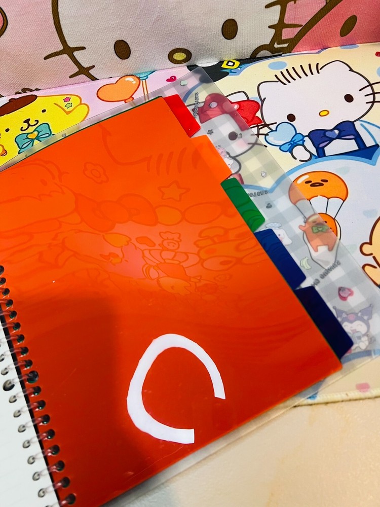 Sanrio Themed Loose Leaf Notebook Set Multi-Functional School Office