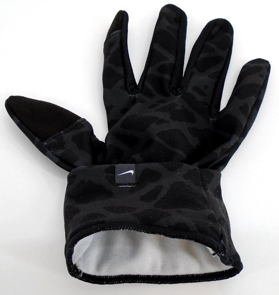 Nike Lightweight Tech Gloves Men's Small Touch Screen Black/Anthracite/Silver