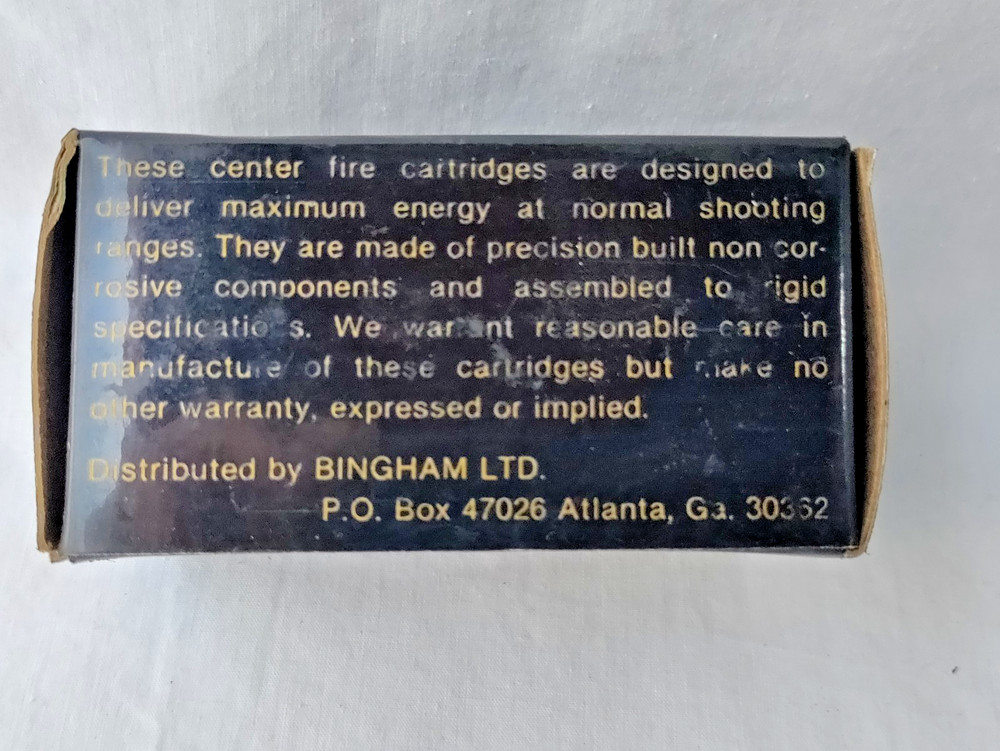 Vintage Exploder .357 Magnum Ammo Box Empty Maximum Energy Projectiles USA