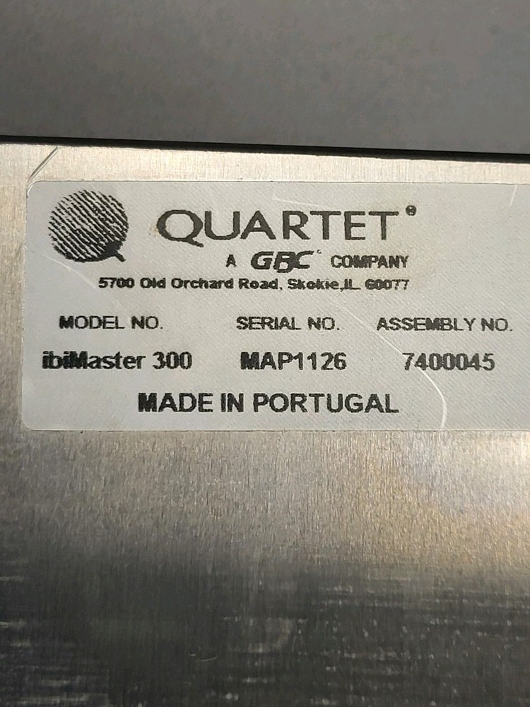 ibico ibimaster 300 binding machine