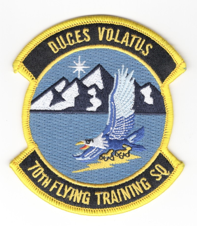 USAF Air Force Patch: 70th Flying Training Squadron - 3 1/2"