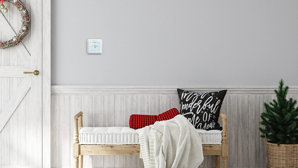 Touchscreen Programmable Thermostat for Efficient Heating & Cooling Control