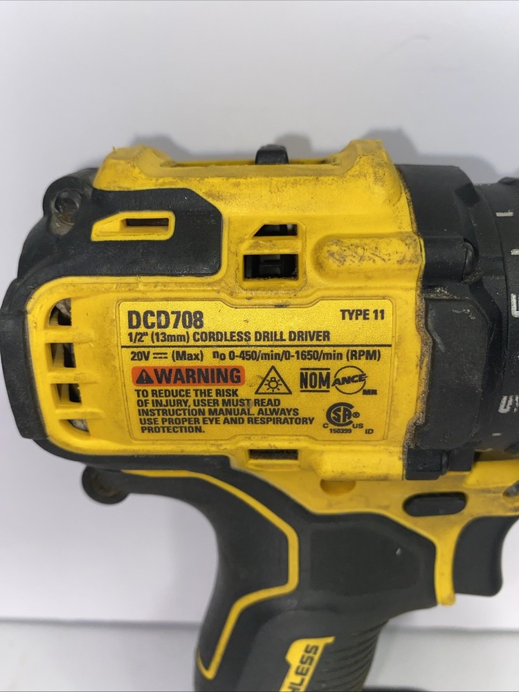Dewalt DCD708 1/2" (13mm) Cordless Drill Driver (Tool Only)