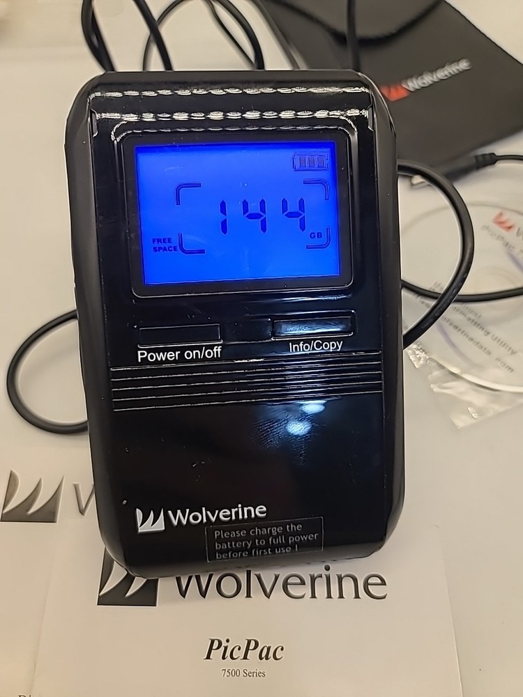 Wolverine Picpac 7500 Sim Card Reader 250gb