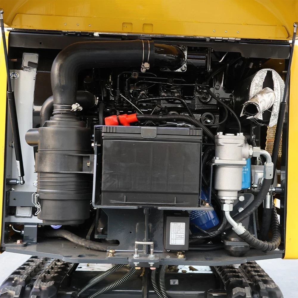 1.8T Mini Excavator Kubota D722 Diesel Engine, Side Swing & Extendable Tracks