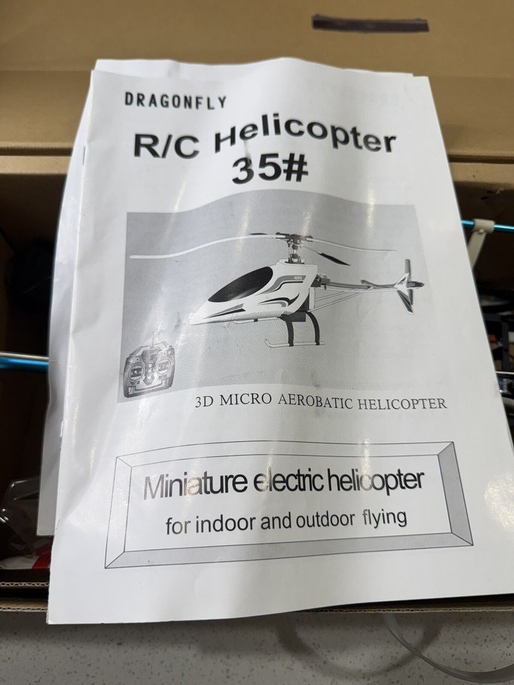 Walkera Dragonfly 3d RC Aerobatic Helicopter