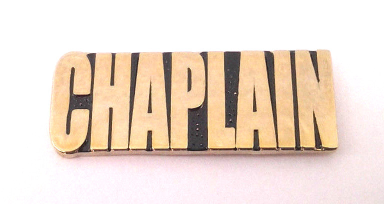 CHAPLAIN (1-1/4") Military Hat Pin P15104