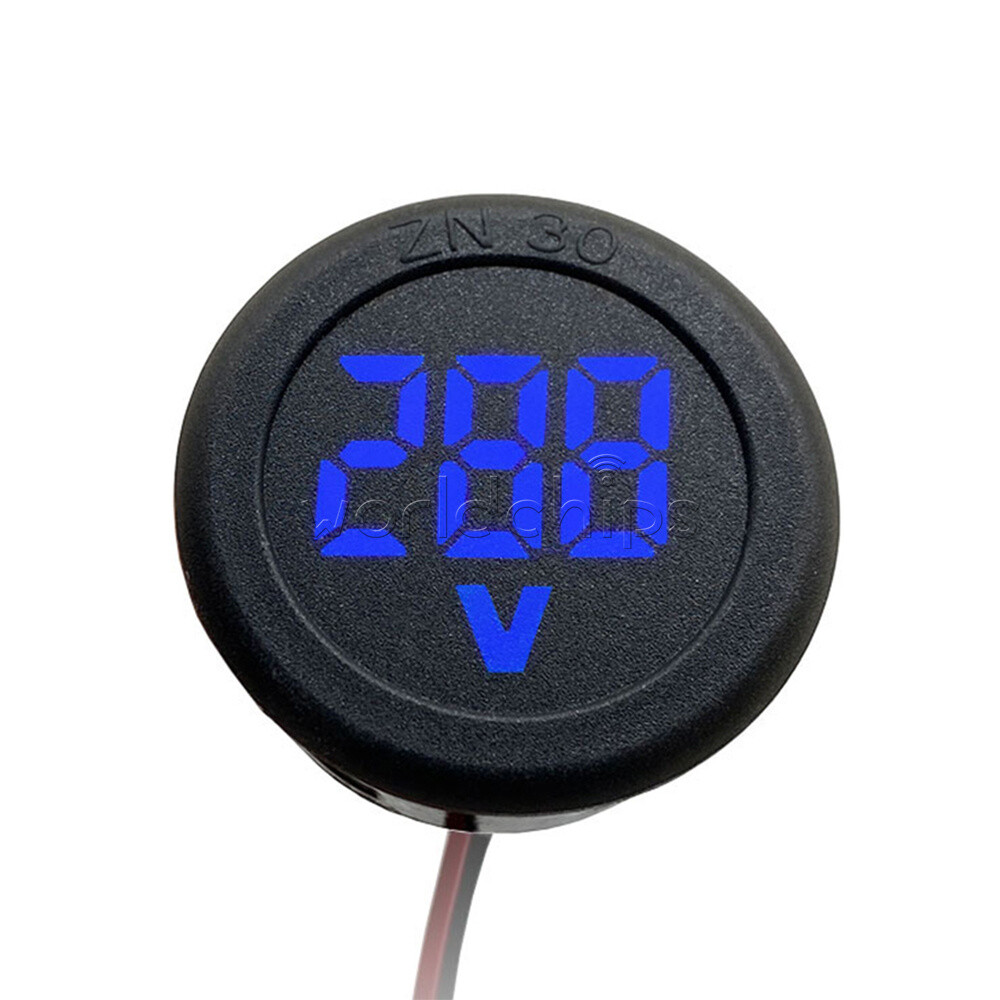 AC 50-500V Voltmeter LED Display Digital Panel Meter Voltage Indicator Red Blue