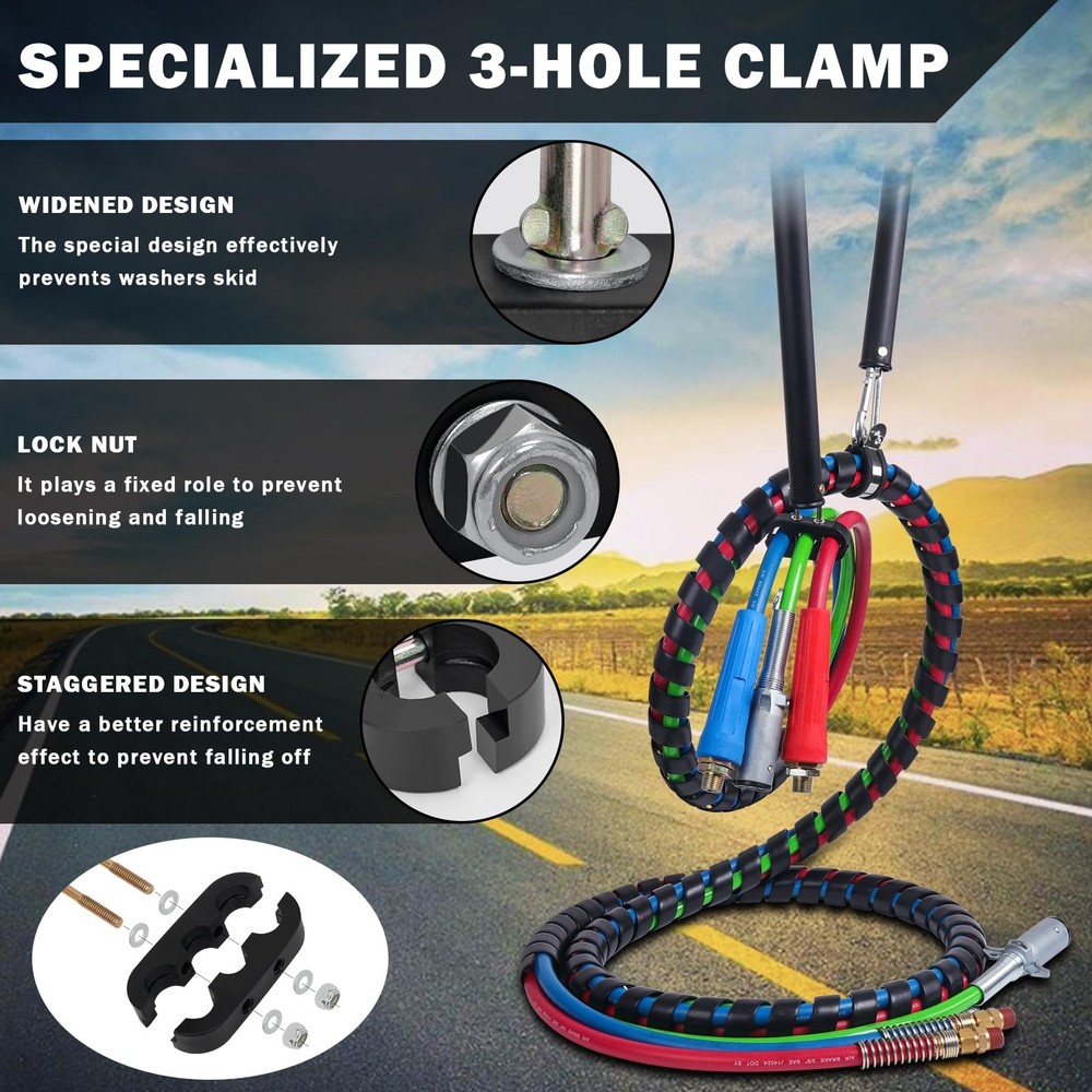 CheeMuii 16" Single 16Inch-Single-2Holders, SINGLE SPRING & 2 HOLDERS