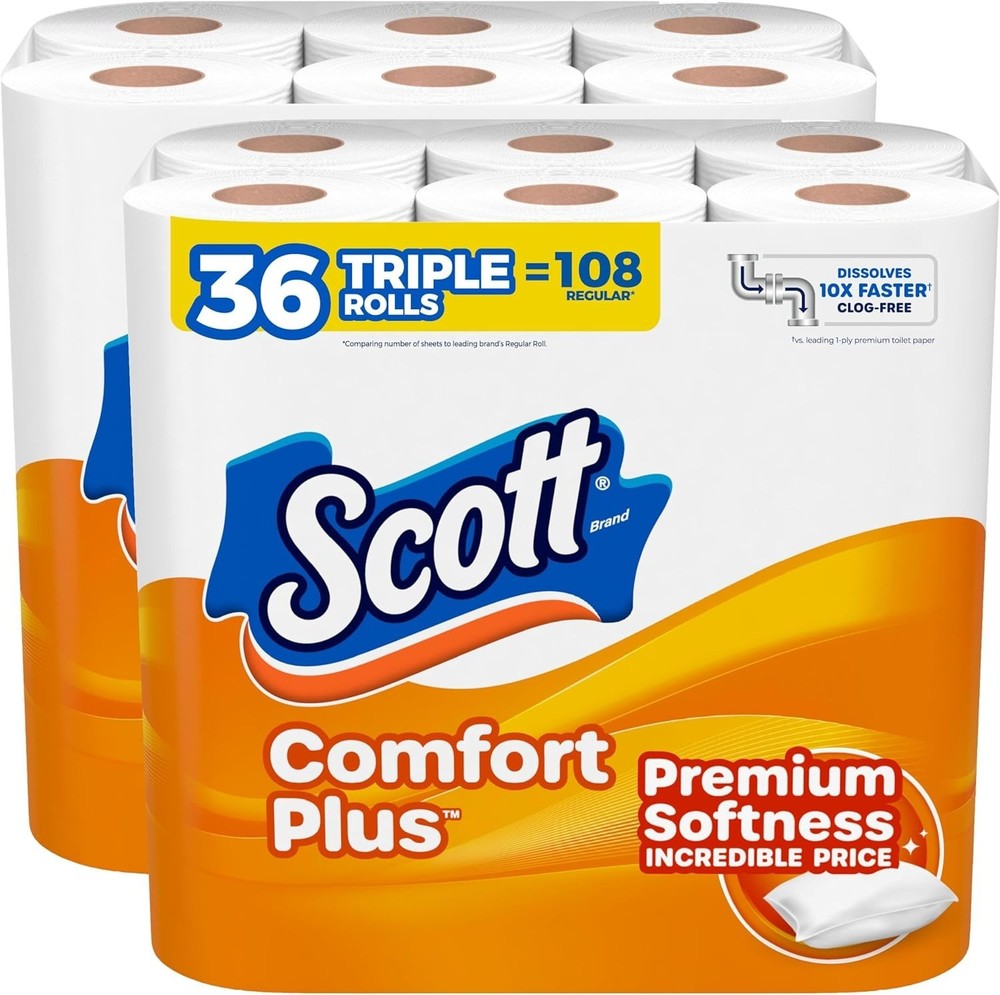 Scott Toilet Paper, 36 Rolls, 231 Sheets per Roll