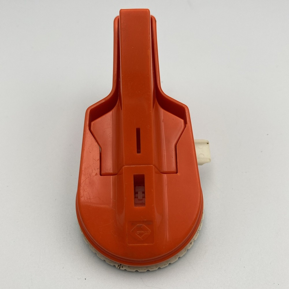 Dymo Label Maker Mini Orange Handheld VTG Alpha Numeric