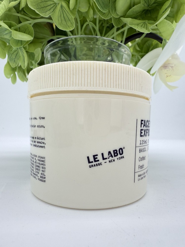 Le Labo Face Scrub Exfoliant Visage Basil / Ginger 4.2 oz NEW