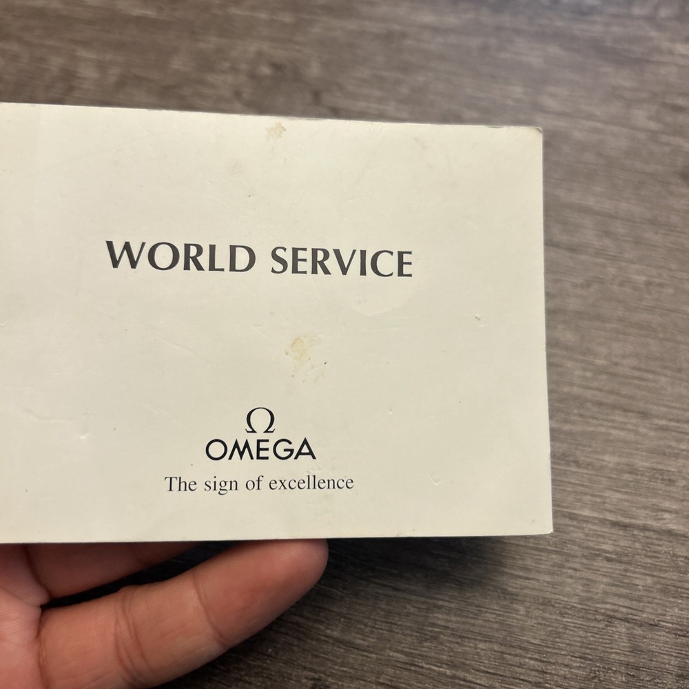 Omega World Service Booklet