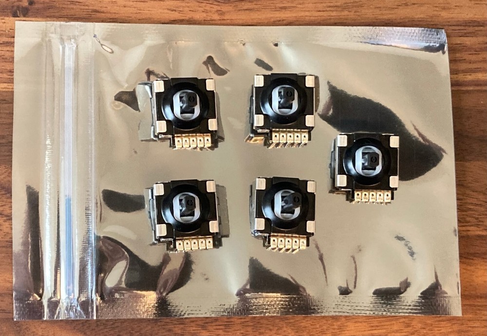 JH16 Joystick Module, K-Silver, Hall Effects, 5 pack