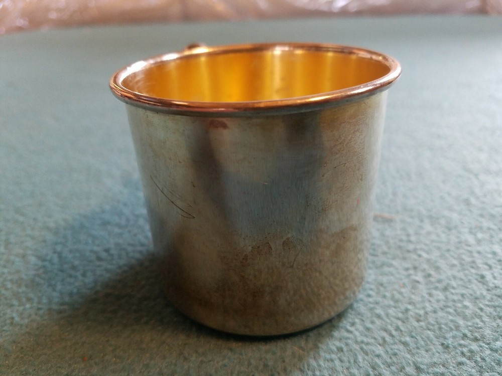 Oneida Silver Engraved Cup BBA 11-1-77 w/Case *READ