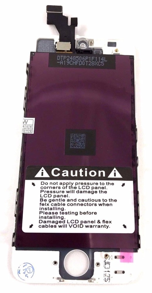 White LCD Digitizer Screen Assembly Replacement for iPhone 5 5G A1428 A1429 A++