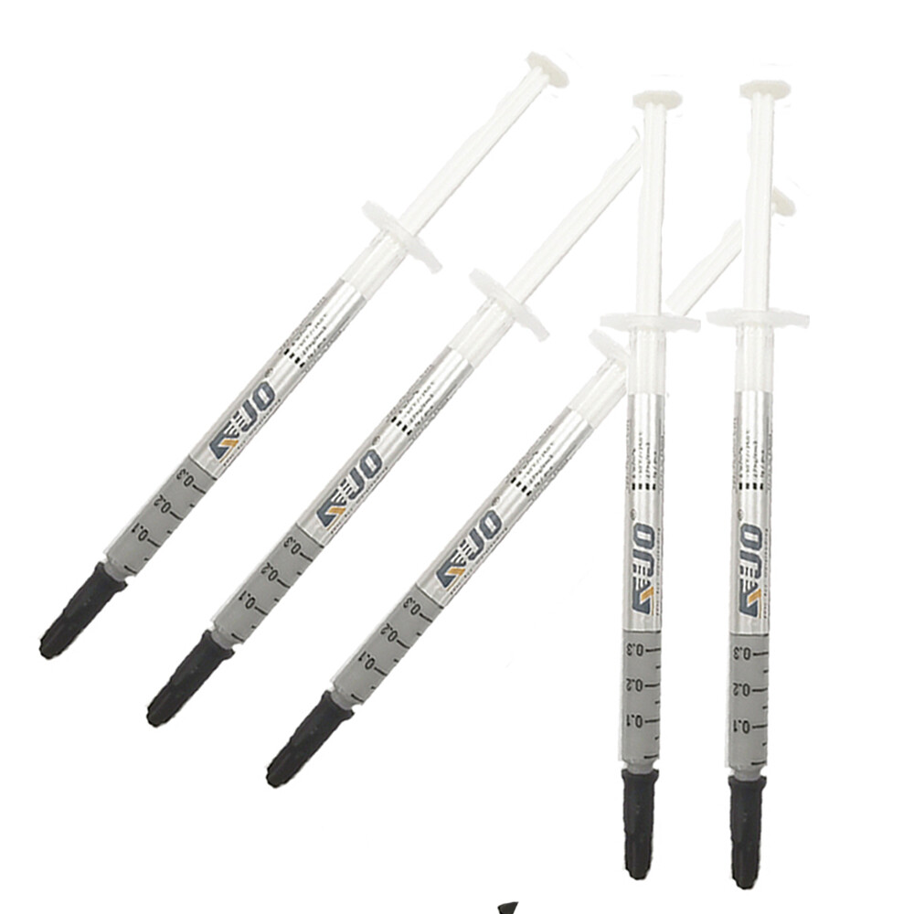5X High Performance Silver Thermal Grease CPU Heatsink Compound Paste Syringe 1g