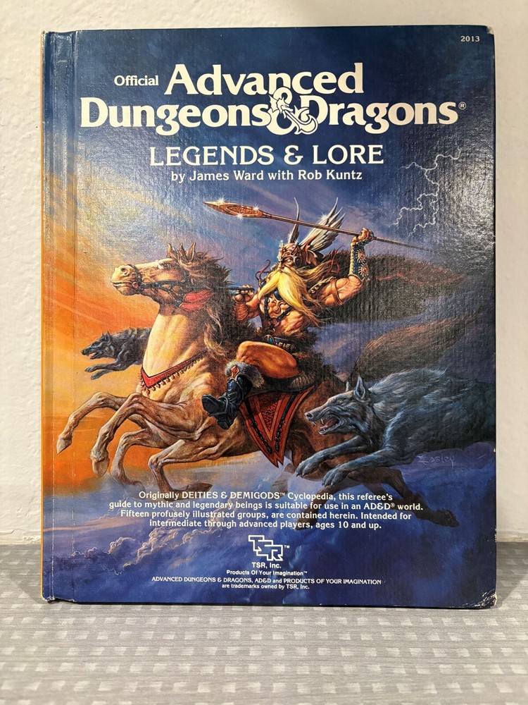 Advanced Dungeons and Dragons Legends & Lore, 1st edition 1984 #2013