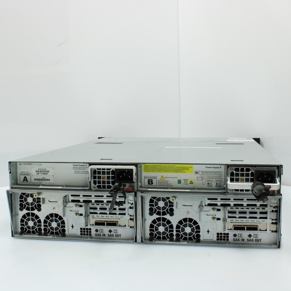 NIMBLE STORAGE ARRAY CS200 CS400 ES1 16x 1Tb HDD 16x 3.5" BAY STORAGE ARRAY