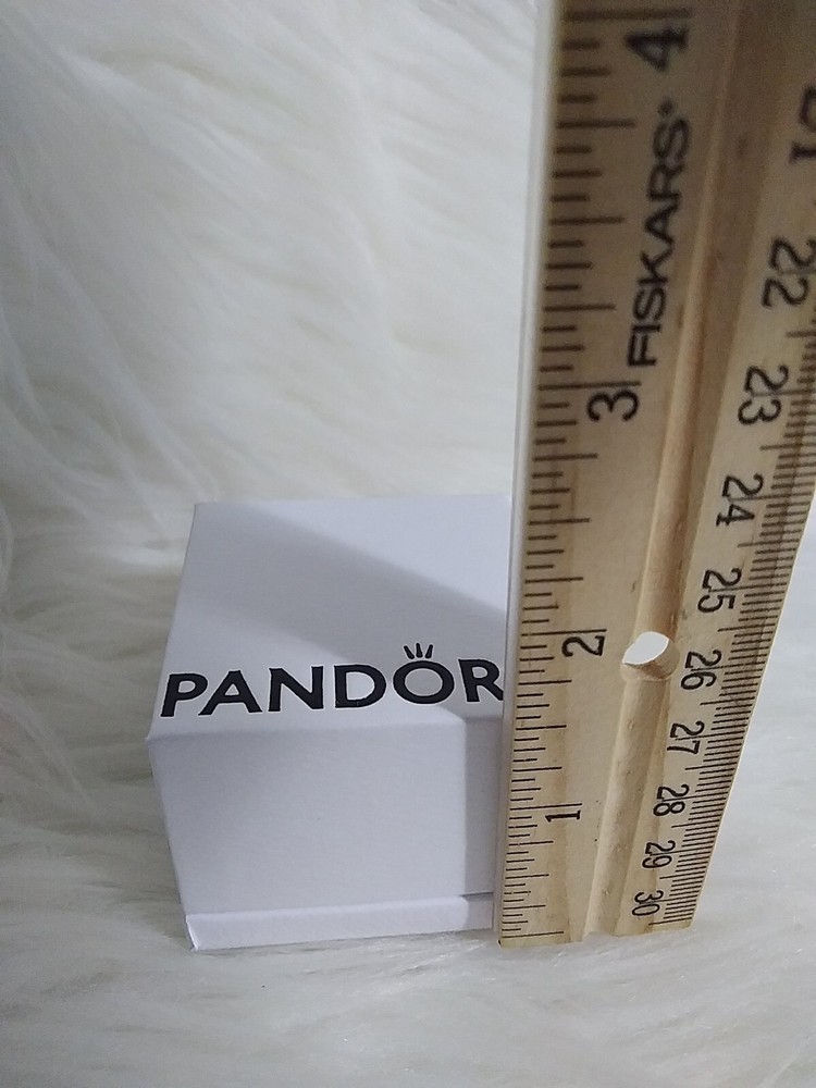Pandora Empty Charm / Ring Gift Box white & pink