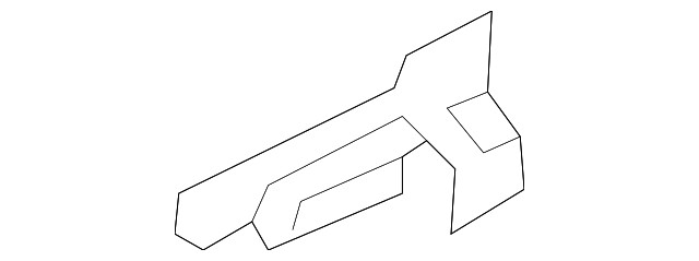 Genuine Audi Speaker Grille Bracket 4M8-867-192