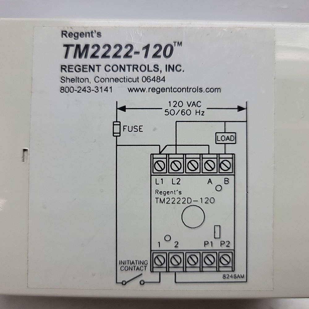 Regents TM2222-120 Solid State Timer 120 Vac