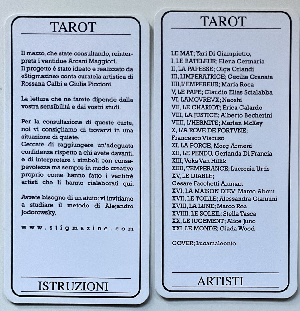 Tarot Stigmazine Limited Edition OOP - COMPLETE