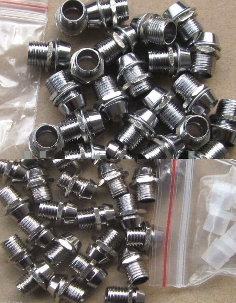 50pcs 3mm 5mm Chrome Metal LED Bezel Holder Panel Display plastic