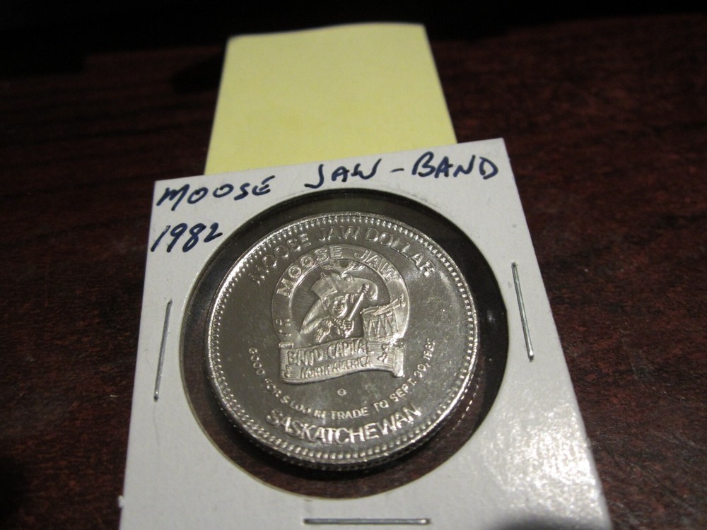1982 - Moose Jaw Band - Commemorative - Canada Trade Dollar